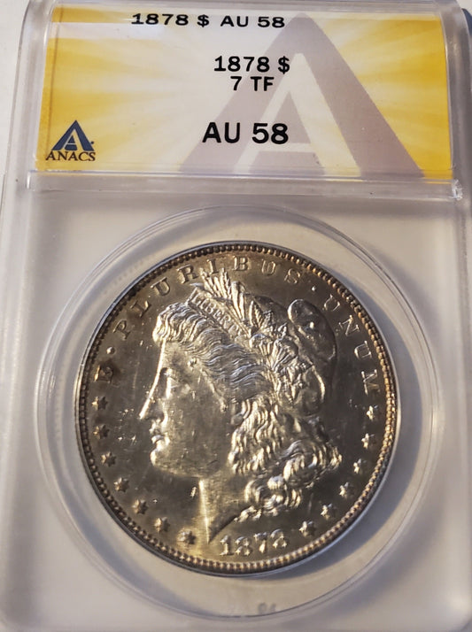 1878-P  7TF  Morgan Silver Dollar