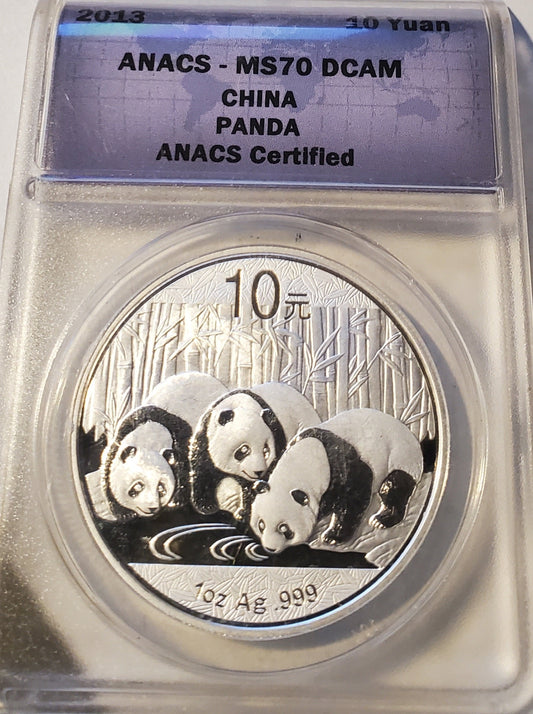 2013  China 10 Yaun Silver Dollar