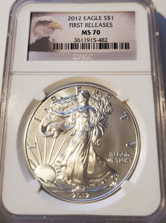 2012 Silver Eagle American Dollar