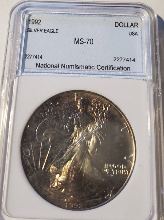 1992 Silver Eagle Dollar